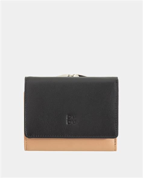 Cartera De Napa Pequeña Negro 